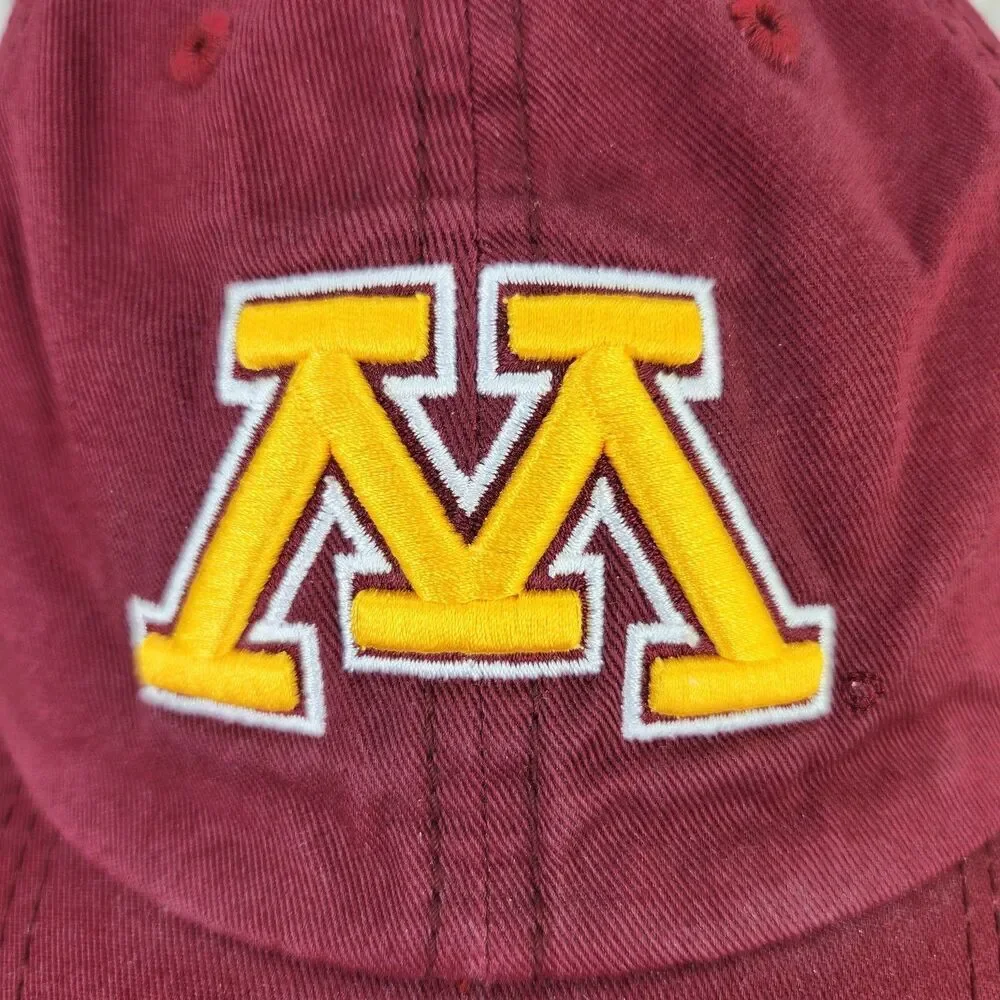 Minnesota Golden Gophers Top of the World Strapback Hat Cap Maroon Cotton Dad UM